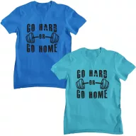 Go hard or go home - GYM Fitness Férfi Póló