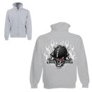 Démon motoros - Zipzáros Pulóver