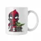 Deadpool és Baby Yoda - Bögre