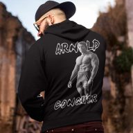   Arnold Conquer Bodybulding - GYM Fitness Unisex Kapucnis Pulóver