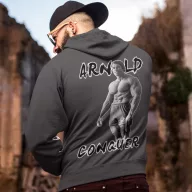   Arnold Conquer Bodybulding - GYM Fitness Unisex Kapucnis Pulóver