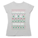 Csúnya Karácsonyi Női Pólók - Egyedi szöveggel