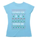 Csúnya Karácsonyi Női Pólók - Egyedi szöveggel