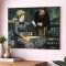 Édouard Manet - A télikertben vászonkép
