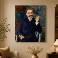  Pierre-Auguste Renoir - Albert Cahen d'Anvers portréja vászonkép