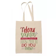 Santa, how much do you know - Vászontáska