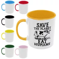 Save the planet eat humans - Színes Bögre