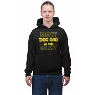 Best dog dad in the galaxy - Unisex Kapucnis Pulóver