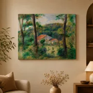 Pierre-Auguste Renoir - Briey környéke vászonkép
