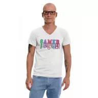 Gamer - Férfi V Nyakú Póló