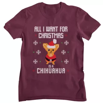 All I want for Christmas is a chihuahua - Férfi Póló