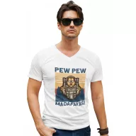 Pew-Pew Madafakas - Férfi V Nyakú Póló