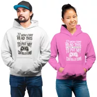   I was forced to put down my controller - Unisex Kapucnis Pulóver