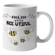   Bee-utiful Anya és méhecskéi (Személyre szabható) - Bögre