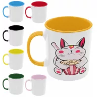 Popcorn Cica - Színes Bögre