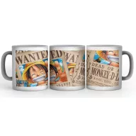 One Piece Luffy Wanted - Anime Bögre