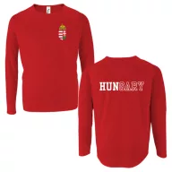 Hungary Szurkolói Technikai Felnőtt Hosszú Újjú Póló