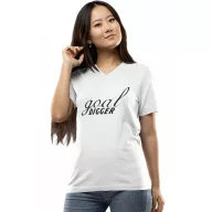 Goal digger - Női V-Nyakú Póló