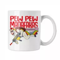 Pew-Pew Madafakas - Fehér Bögre