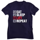 Eat Sleep Lift Repeat - GYM Fitness Férfi Póló