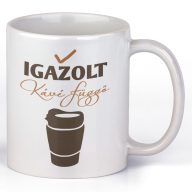 Igazolt kávé függő - Kávés Bögre