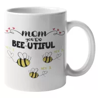   Bee-utiful Anya és méhecskéi (Személyre szabható) - Bögre