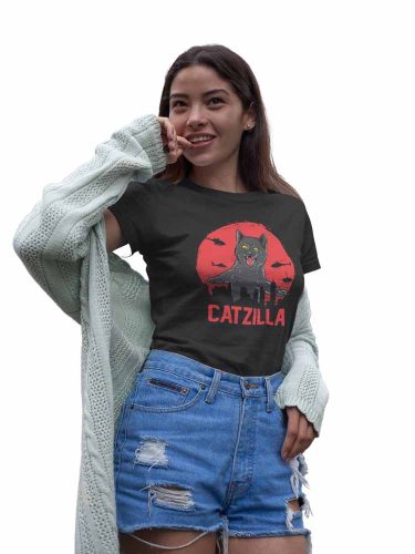 Catzilla - Női Póló