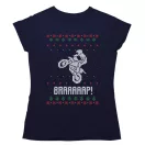 Motoros karácsony - Női Póló