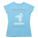 Motoros karácsony - Női Póló