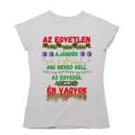 Az egyetlen ajándék - Karácsonyi Női Póló