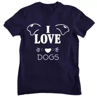 I love dogs - Férfi Póló