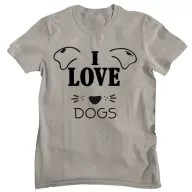 I love dogs - Férfi Póló