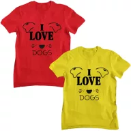 I love dogs - Férfi Póló