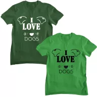 I love dogs - Férfi Póló