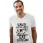 Save the planet eat humans - Férfi V Nyakú Póló