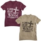 Bármire képes vagyok Jézussal - Férfi Póló