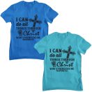 Bármire képes vagyok Jézussal - Férfi Póló