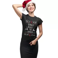 Single ready to jingle - Női Póló