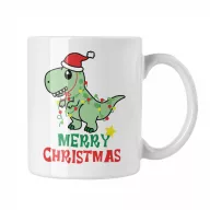 T-rex karácsony - Bögre