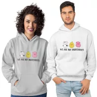 Nem vagyunk hozzávalók - Unisex Kapucnis Pulóver