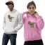 Ninja T-rex - Unisex Kapucnis Pulóver