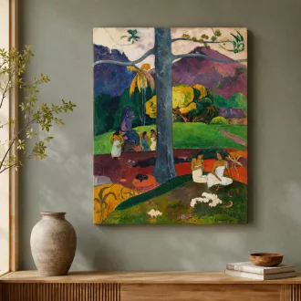 Paul Gauguin - A régi időkben vászonkép