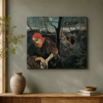 Paul Gauguin - Arles-i nők (Misztrál) vászonkép