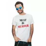 Meat is murder - Férfi Póló