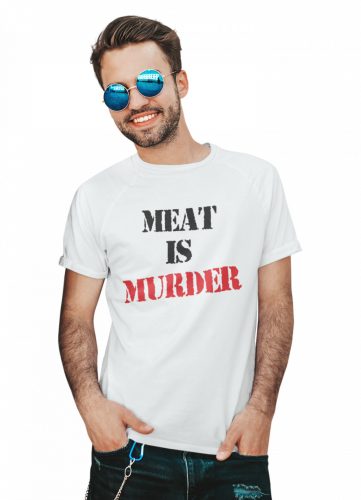 Meat is murder - Férfi Póló