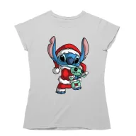Stitch Mikulás - Karácsonyi Női Póló