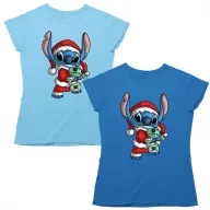Stitch Mikulás - Karácsonyi Női Póló
