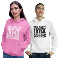 Ne félj a kudarctól - Unisex Kapucnis Pulóver