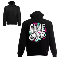 Game Over - Unisex Zipzáros Pulóver