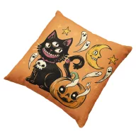 Boszi Cica - Halloween Díszpárna